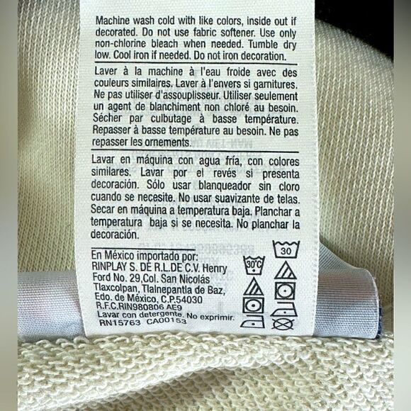 Champion Sweatshirt womens large french terry logo oversized camps athleisure - Picture 12 of 12